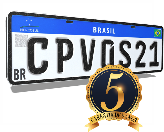 CPV Placa de Carro em Curitiba